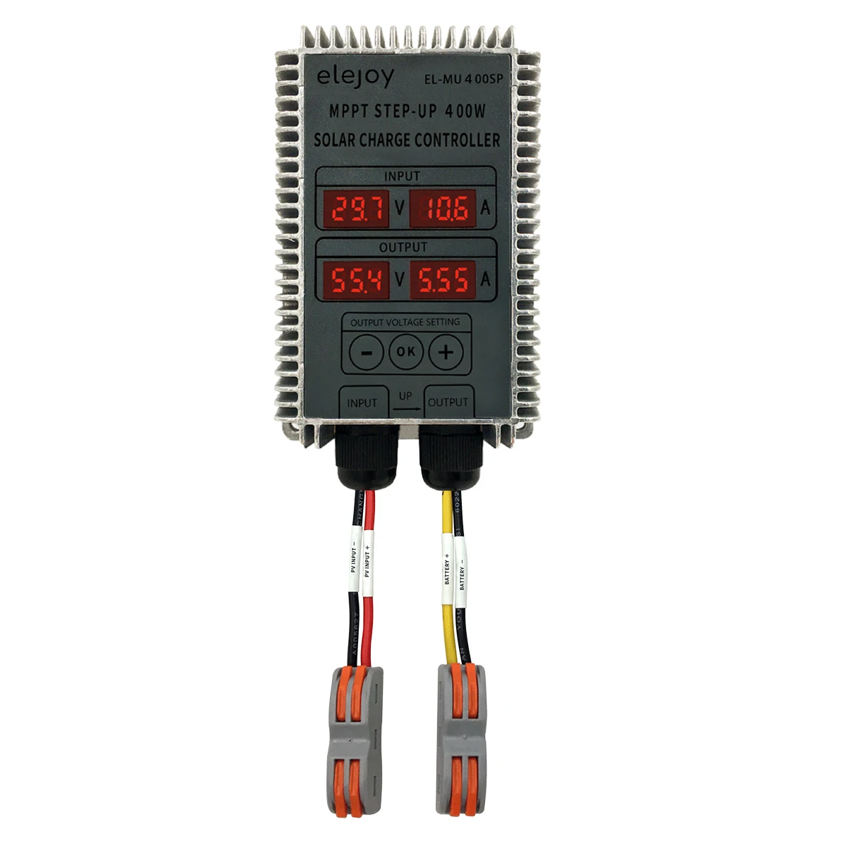 Contrôleur De Charge Solaire MPPT 400W - Régulateur LED étanche IP66 - Pour Éclairage Public, Maison, Véhicules