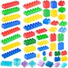 MOC Big Building Blocks Compatible With Duploes Base Bricks Thick Thin Square Assemble Children's DIY Educational Creative Toys 1