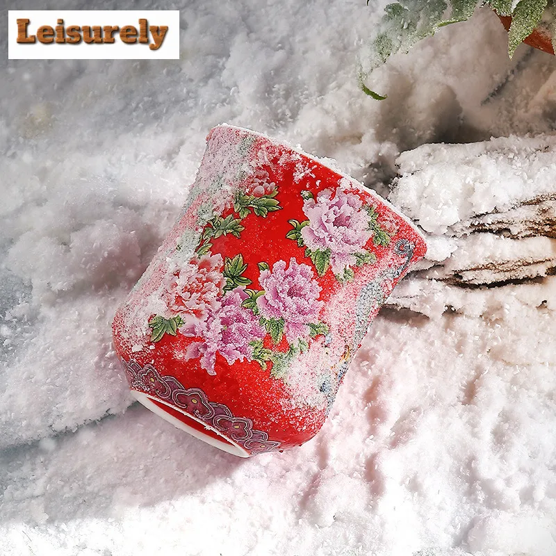 Northeast Phoenix Blossoms Flower Gaiwan Boutique Tea Bowl With Lid Kit Tea Making Mug Thermo Water Jug Chinese Teaset Ornaments