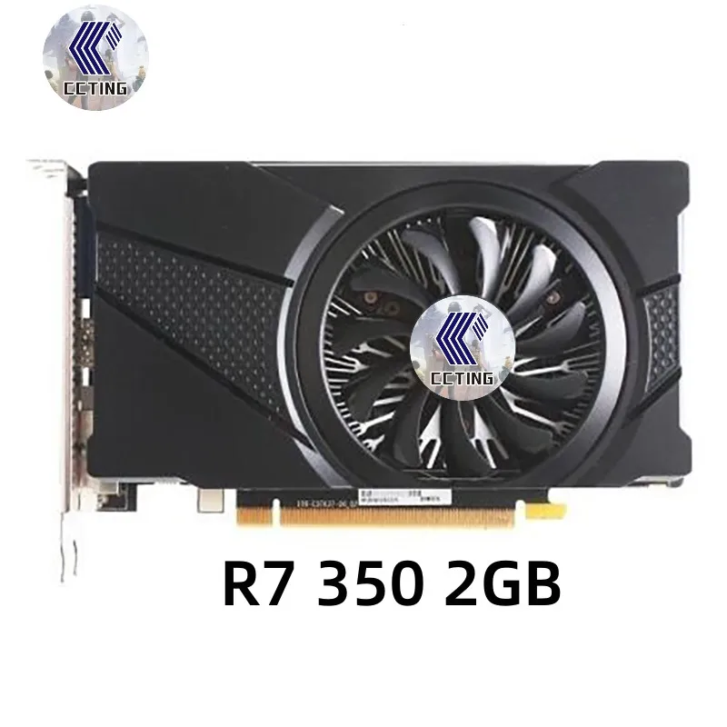 CCTING R7 350 2GB �׷��� ī�� GPU, AMD Radeon R7 350 ���� ī�� ��ǻ�� ���� HDMI VGA �߰�