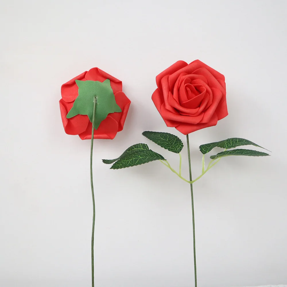 Rose Künstliche Blumen Schaum Gefälschte Blume Hochzeit Braut Dekoration Versand