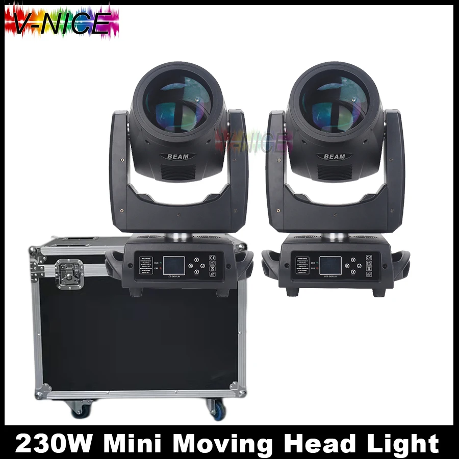 Mini-Sharpy-7r-Beam-230W-Flight-Case-Beam-Lyre-7R-Moving-Head-Light