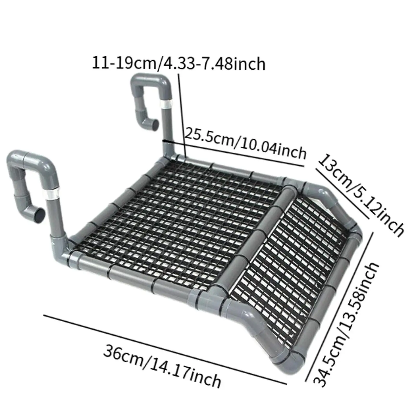 Turtle Ramp Resting Platform PP Safe Material Aquarium Dock Ladder Shelf for Pet Turtle Habitat Turtle House Equipment