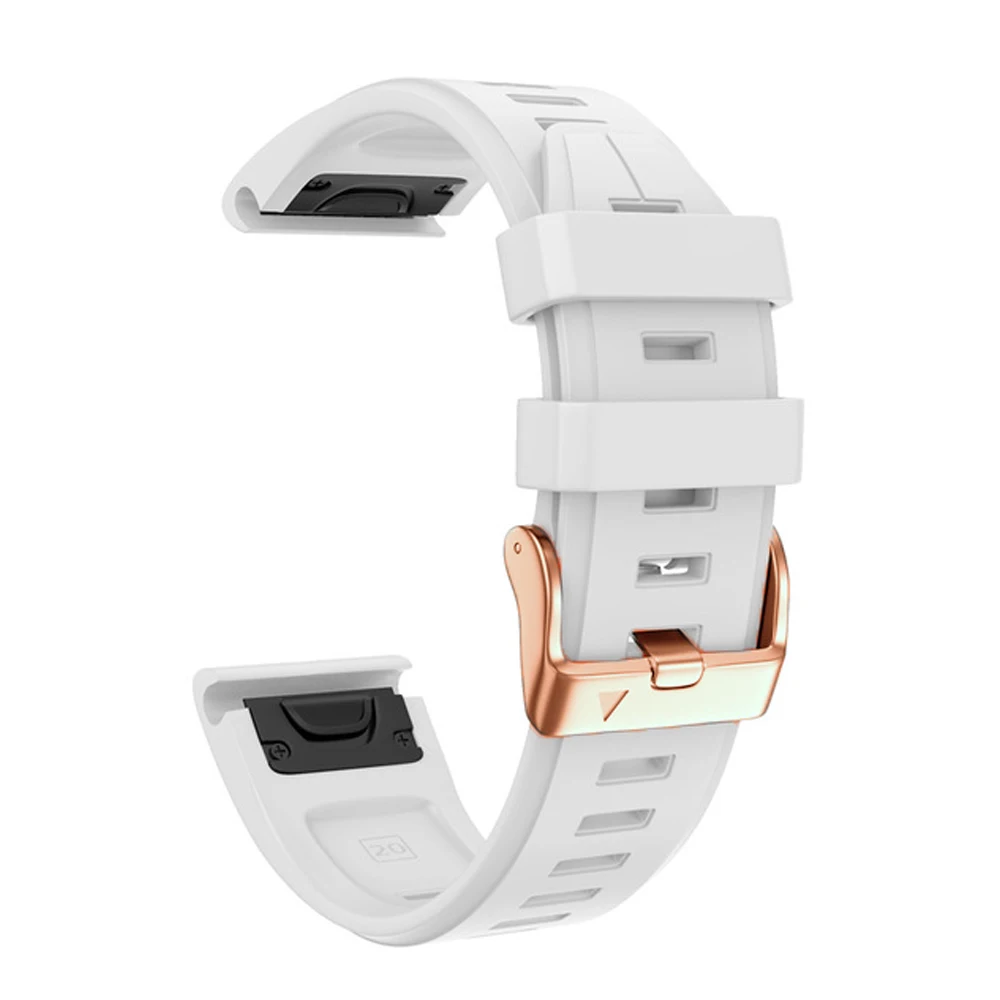 REYDA Cinturino In Silicone Per Garmin Fenix 8 43mm E Altri Modelli – 20 Mm, Montaggio Rapido, Morbido, Traspirante – Con Cacciaviti - 3