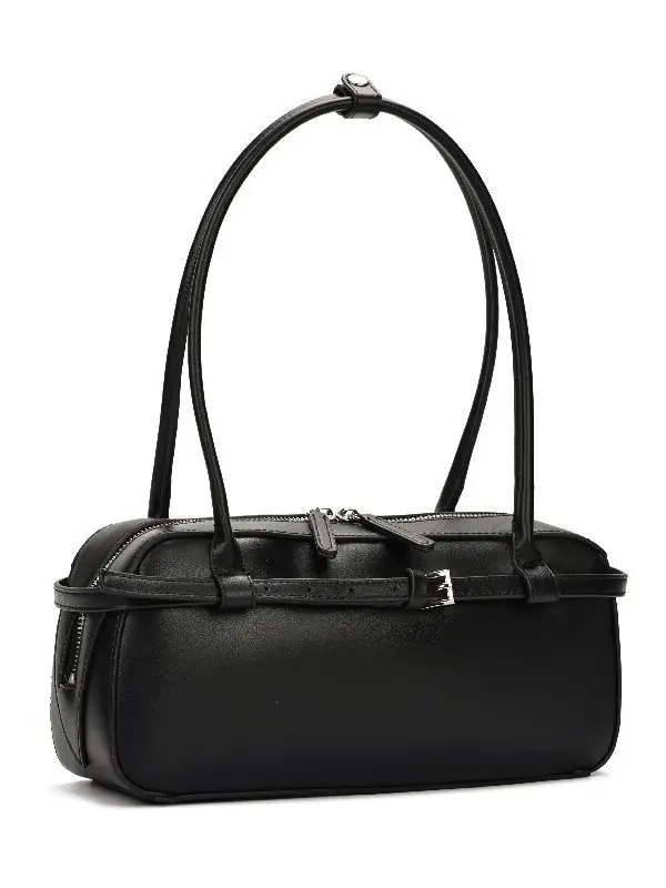 Versatile Women Zipper Designer Retro Fashion Commute Handbag Solid Color Office Elegant Ladies Single Shoulder Underarm Bag