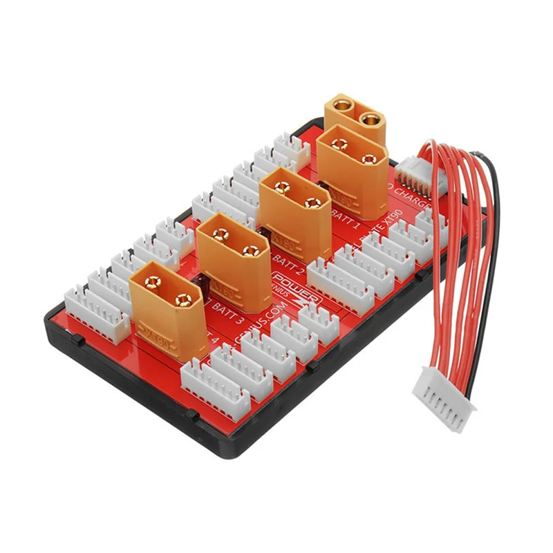 Y22A-XT90 충전 보드 Lipo 배터리 Forrc 모델 2-6S는 4개의 배터리를 동시에 충전하는 데 지원합니다.