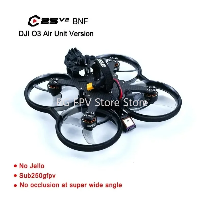 Axisflying Cineon C25V2 / 2.5 Pollici Sub250G Dji O3 Air Unit Fpv Drone - 4S