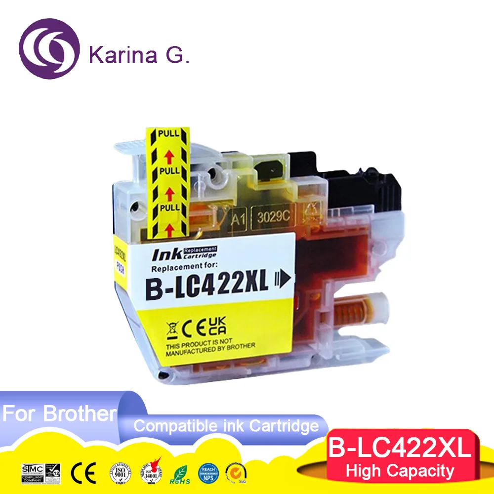 High Capacity LC422XL 422XL LC422 Compatible Ink Cartridge For MFC-J5340DW MFC-