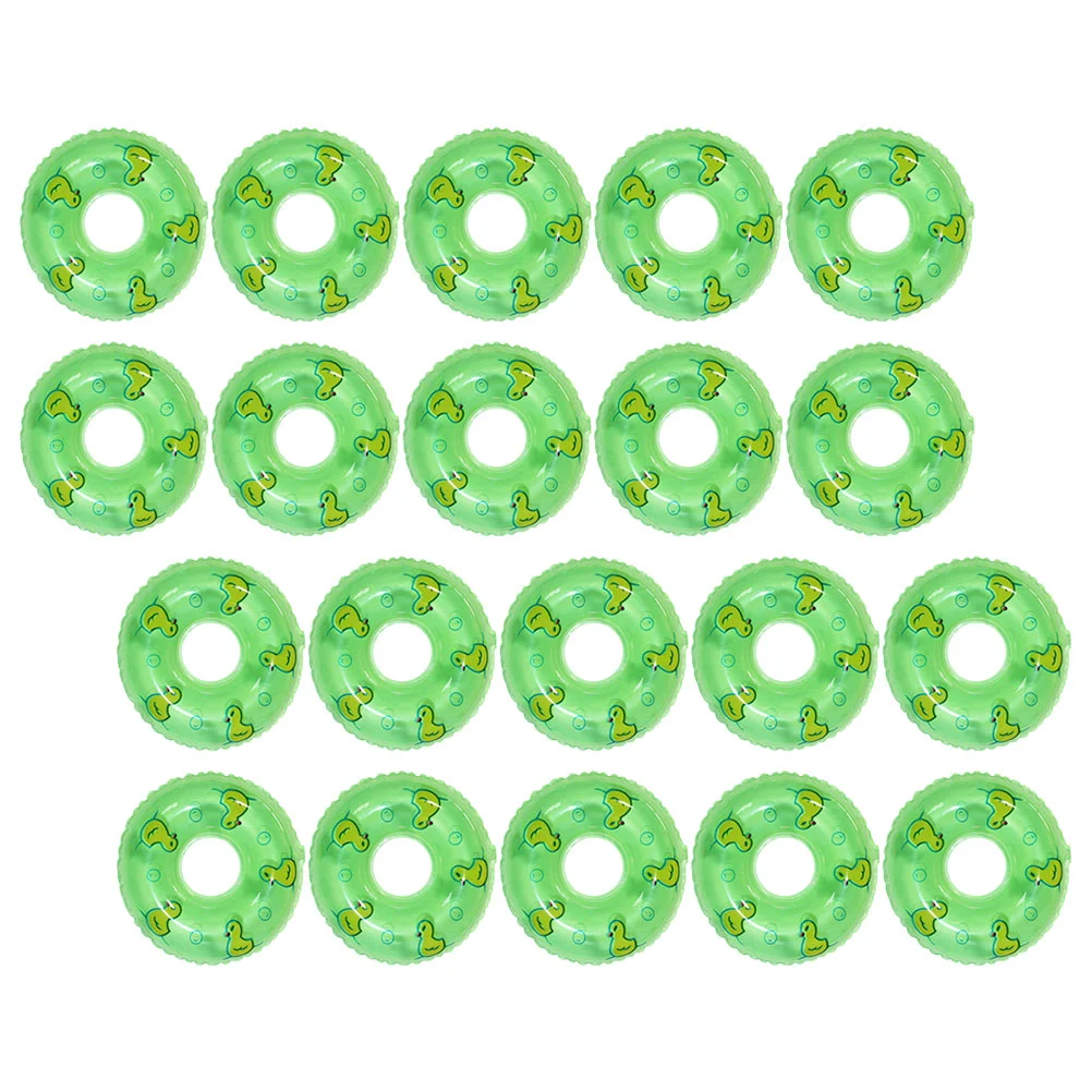 

5/10/15/20pcs Dollhouse Miniature Swimming Ring Mini Cute Summer Bathing Float Lifebelt Doll House Scenes Decor Accessories