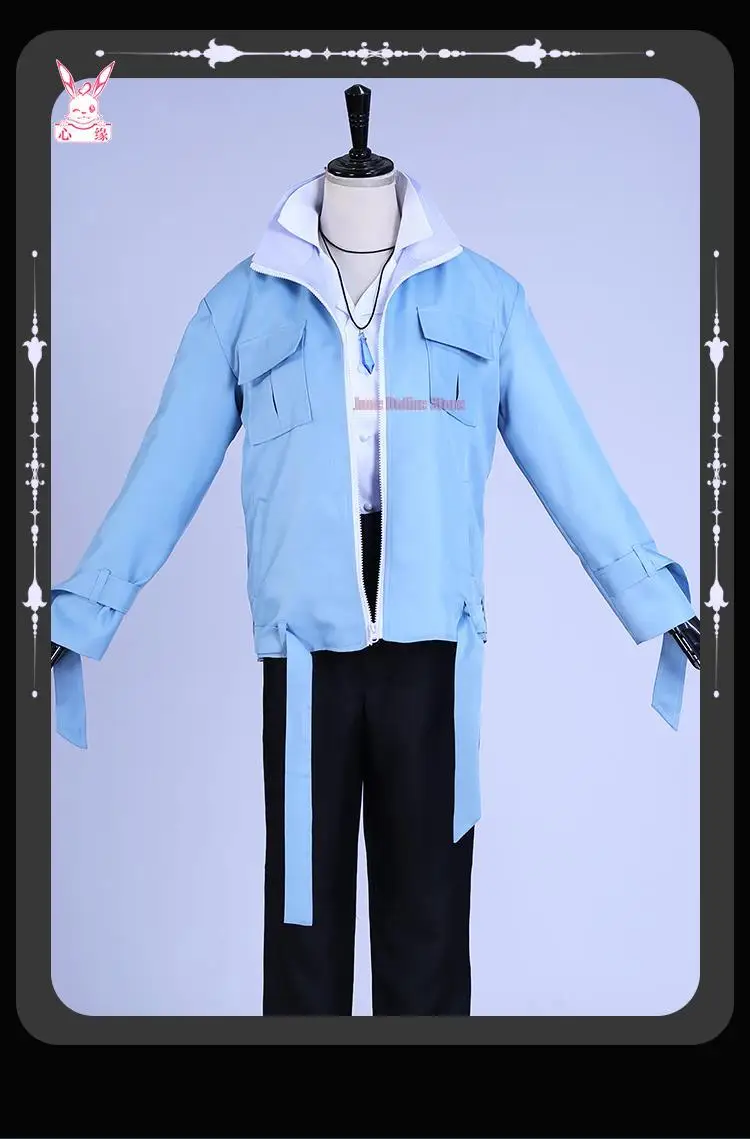 Eiden Cosplay Nu: Carnival Cosplay Costume with Necklace Custom Size Game Nu: Carnival Eiden Cosplay Nu Carnival Halloween 2