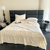 2024 new Tuff velvet solid color jacquard multifunctional cover blanket blanket jacquard butterfly model 1