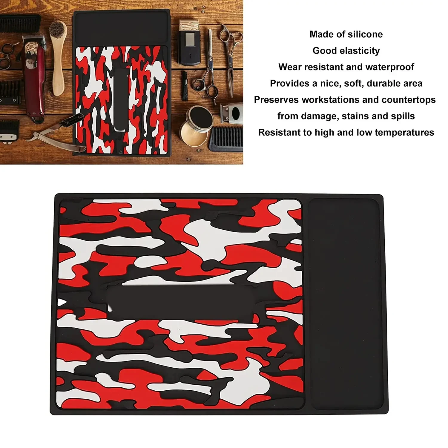 Profession elle Friseur Clippers Matte Friseur wasserdicht Pad Barbershop Friseursalon Styling Zubehör liefert Friseur Werkzeug – Detail 7