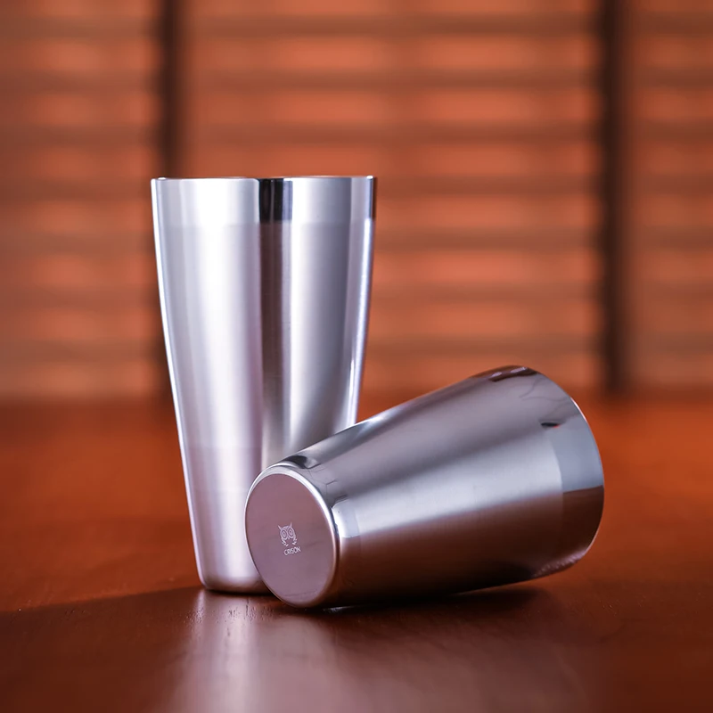 SK001 CRISON Frosted Boston shaker/cocktail bar tools/mixologist/bartender Cocktail Shaker