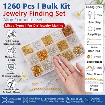 1260Pcs Jewelry Making Kit 1