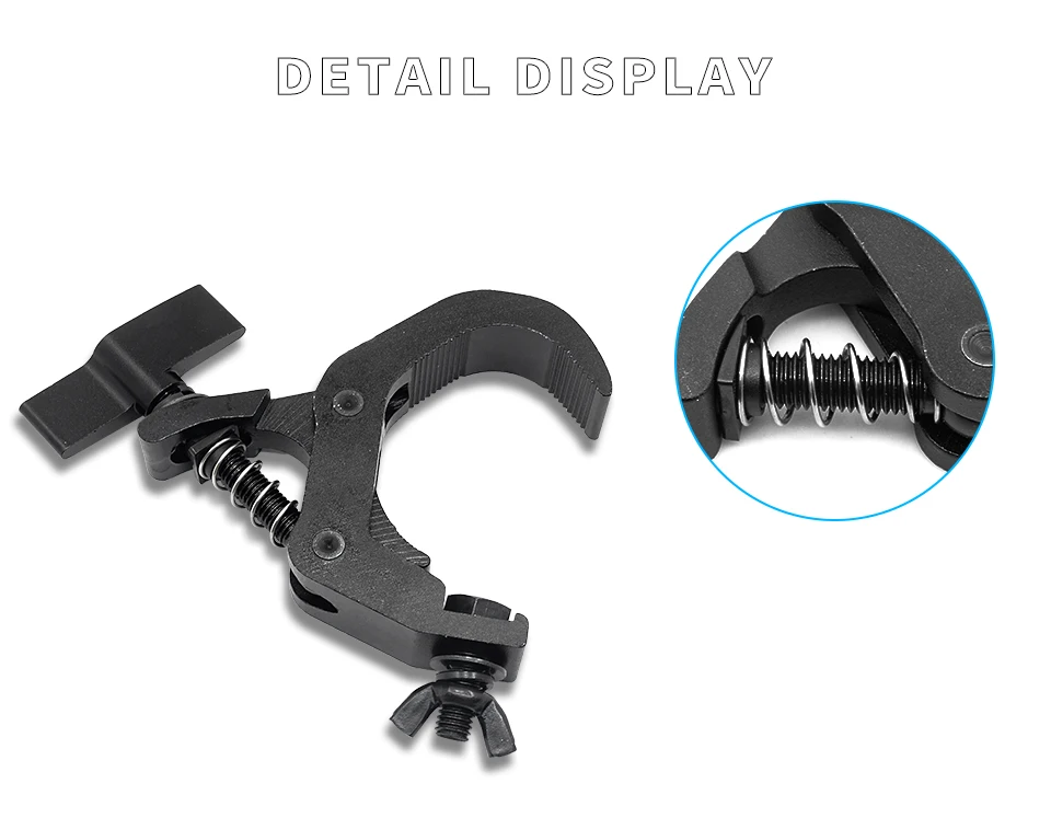 Detailný záber mechanizmu dotiahnutia svorky