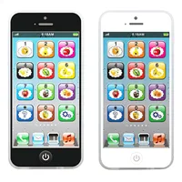 Children Simulation Phone Baby Musical Early Educational Toys English Learning Cellphone with Light Sound Mobile Vocal Toy Kids 1