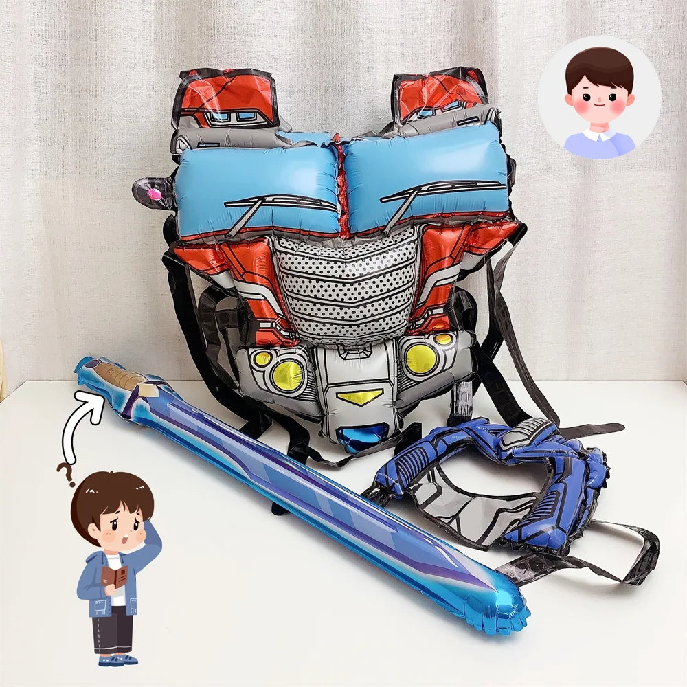 Inflatable Toys Butterfly Wing Armor Set For Boy Girl Kid Children Party Cartoon Creative Balloon Children's Holiday Toy Gift