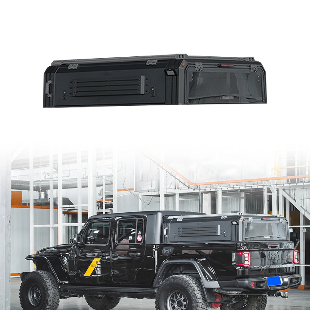 Off Road Pick Up Accessori Steel Hard Top Gladiator Jt Hardtop Topper Canopy Truck Bed Cover Per Jeep