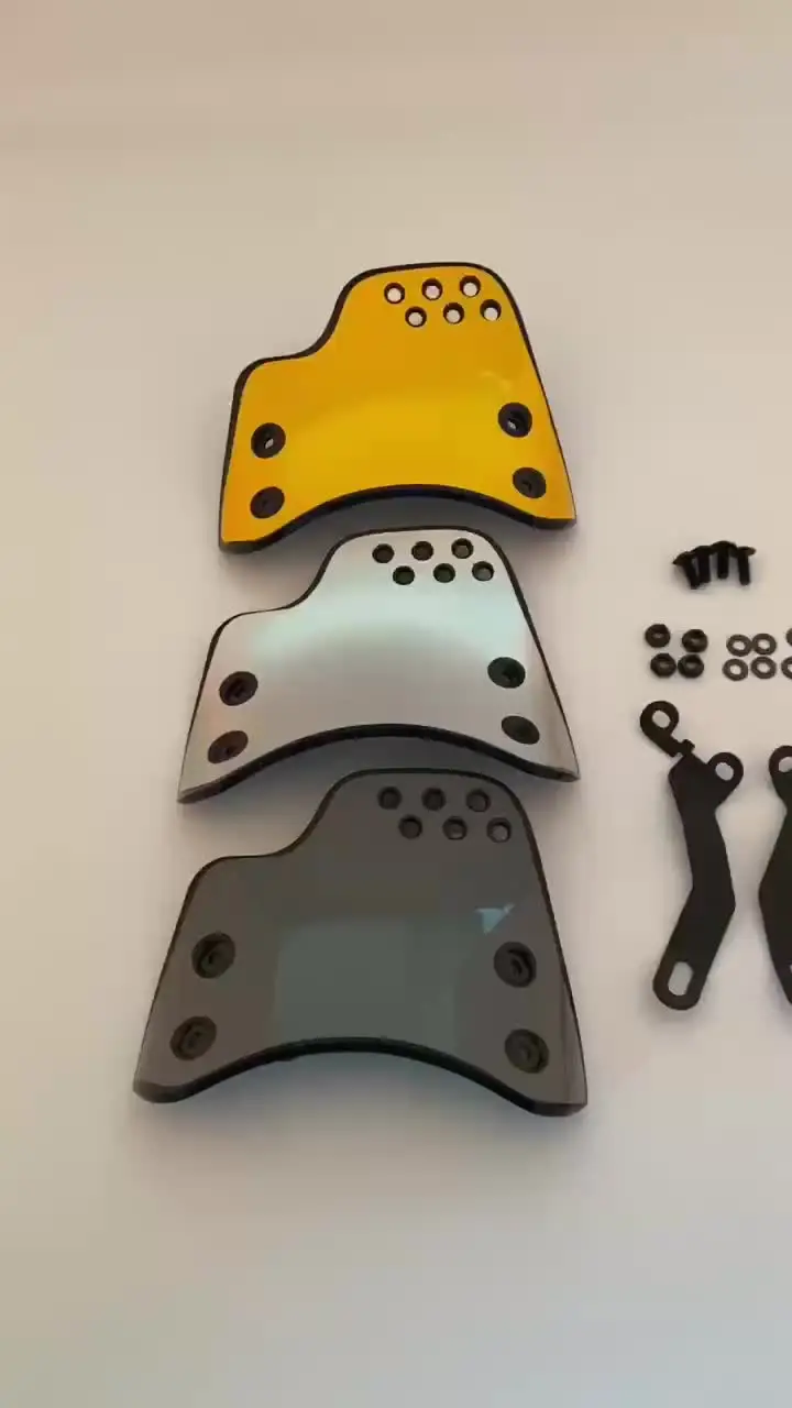 Argent  Pour Ducati Scrambler 400 800 Classic Desert Sled Moto Pare Brise Support Pare Soleil Moto~p129740921