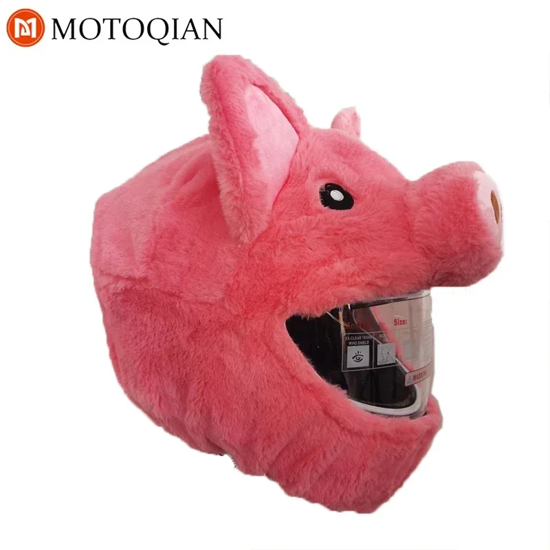 Housse de casque de moto Pig, Housse de casque drôle, Cadeau pour