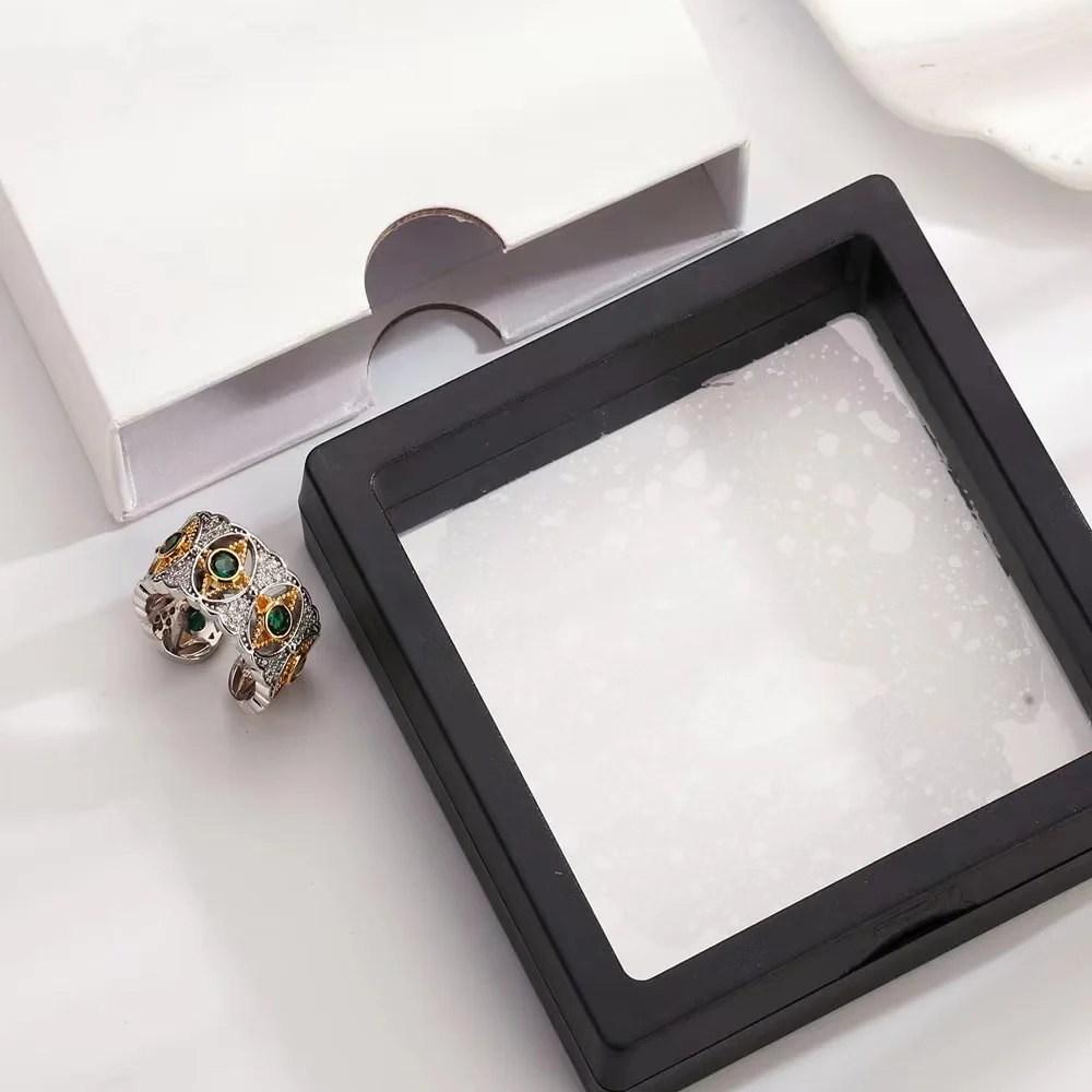 EYER Luxury Big Rings Cubic Zirconia Jewelry Apparel Accessories Wedding Party Shine Rings For Women New Year High Quality Gift