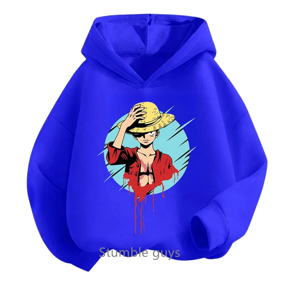 thumbnail image 1 of Ropa de primavera y otoño para niños, sudadera de una pieza para niños, ropa para niñas, sudadera de dibujos animados de Anime Luffy Zoro, traje para adolescentes, camisetas con capucha de Sonic, 1 of 5