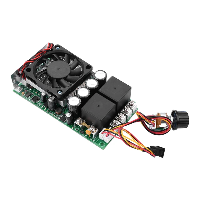 Jadeshay DC Motor Drehzahlregler, PWM Motordrehzahlregler 10-50V DC Motordrehzahlregler-Schalter