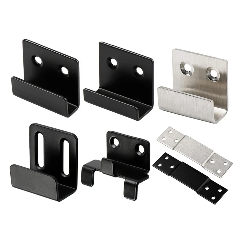 Adjustable Sliding Slides Floor Guide For Barn Door Hardware Accessory Stainless Steel Door Slide Rail Mechanism Furniture