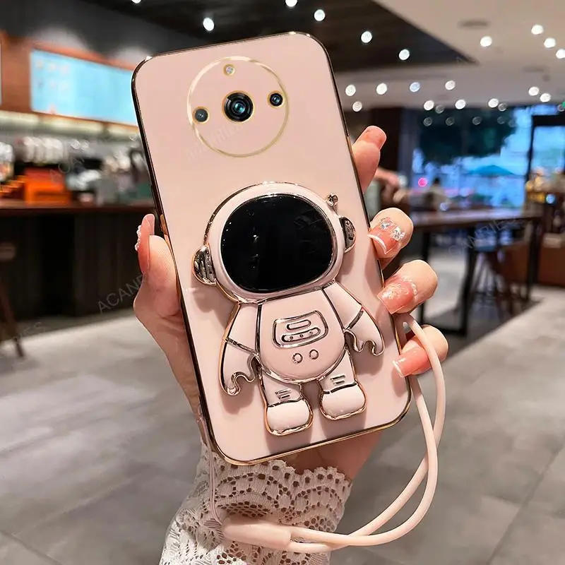 Étui à lanière plaqué Reno5lite pour Oppo Reno 5 6 7 8 Reno5 Lite 10 Pro Plus 5F A58 A78 A94 Reno7 4g, housse de support en Silicone_voghion.com