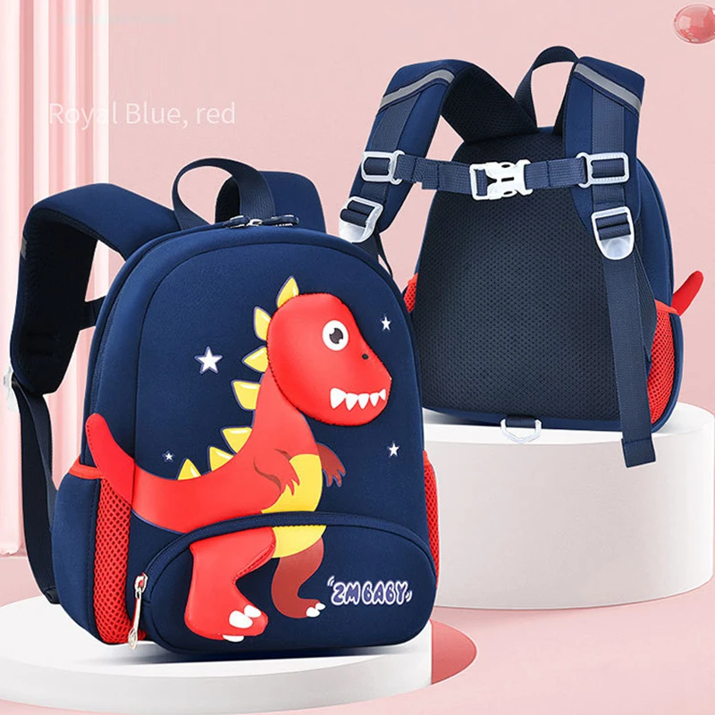 Cartoon Children SchoolBag Cute Dinosaur Backpack for Boys Girls Kids School Bag Kindergarten Preschool Baby Travel Shoulder Bag
