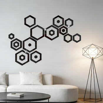 Hexagon Wall Sticker Set 1