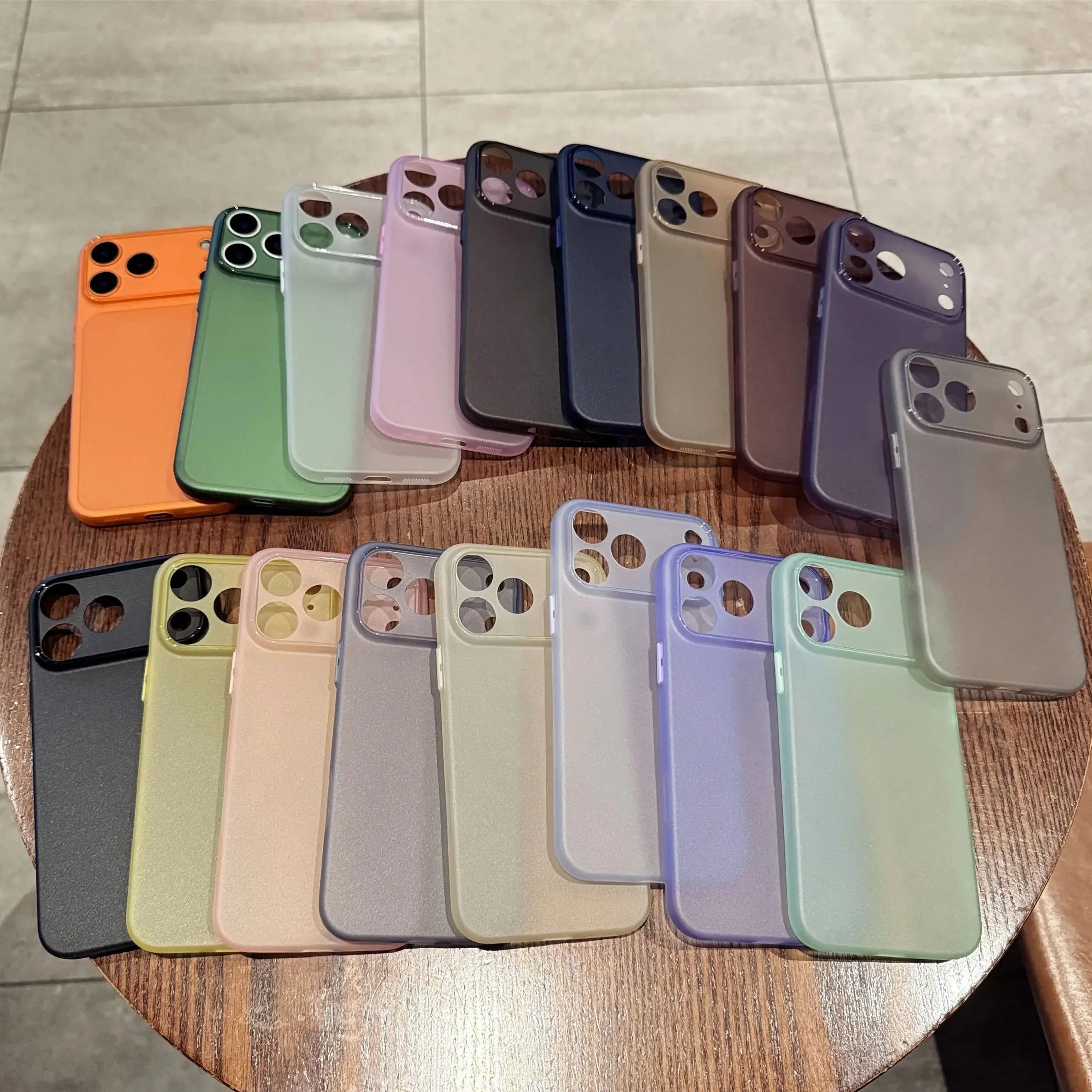 Sleek Matte Soft TPU Shockproof Translucent Phone Case