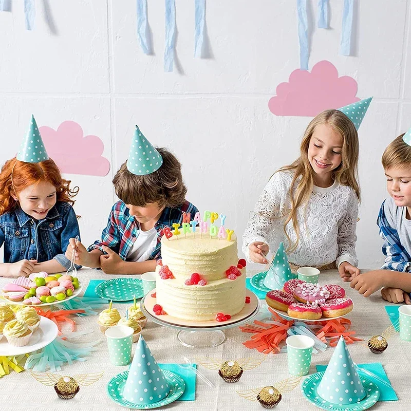 Cupcake Supplies 50/200pcs Gold Pearl Paper Wizard Party Chocolate Decoration Hollowed Wings Cupcake Supplies Baking Decorating Tools