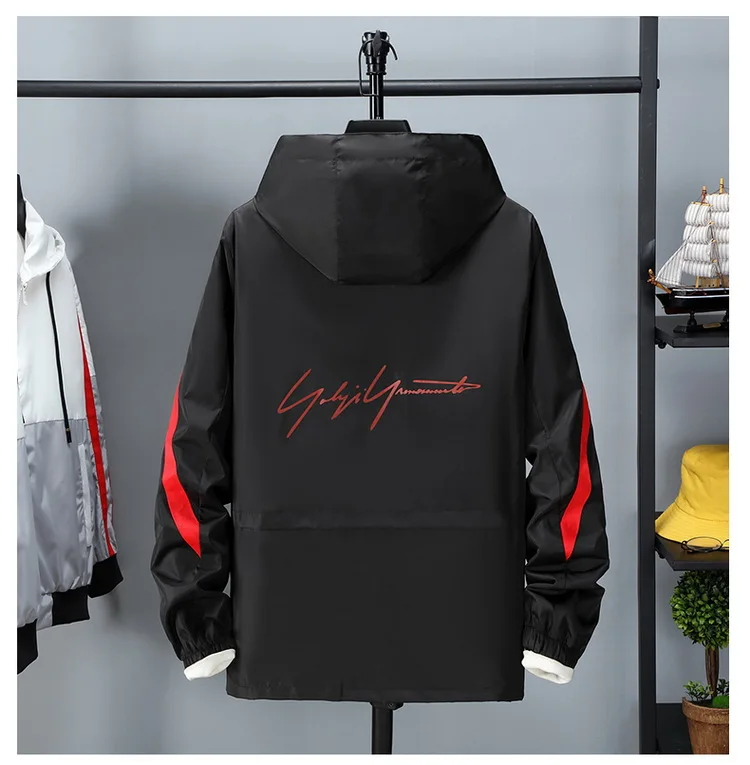 men's coats & jackets Men's windbreaker spring and summer sun protection jacket outerwear sports riding thin hooded jacket men's high quality clothing jackets