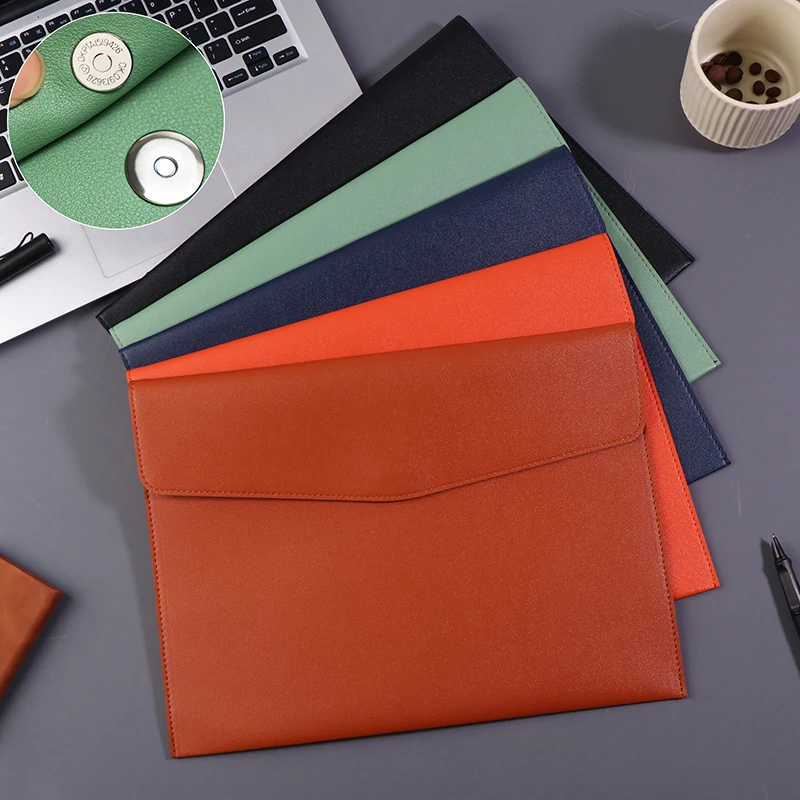 1 조각 A4 문서 가방 가죽 파일 폴더 데이터 패키지 패션 서류 가방 데이터 계약 빌 파일 가방 학교 사무용품