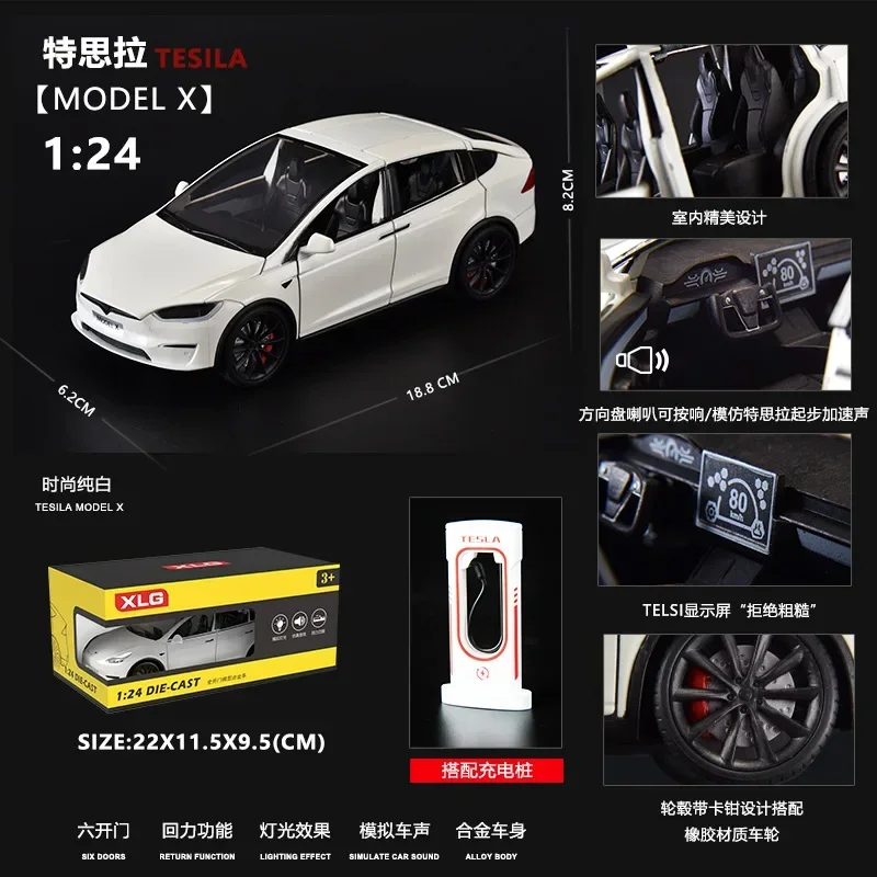Tesla model hotsell x diecast model
