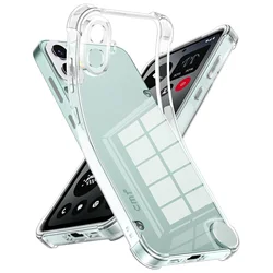Transparent Shockproof TPU Phone Case with Reinforced Corners for Nothing CMF Phone 2 Pro (Clear)