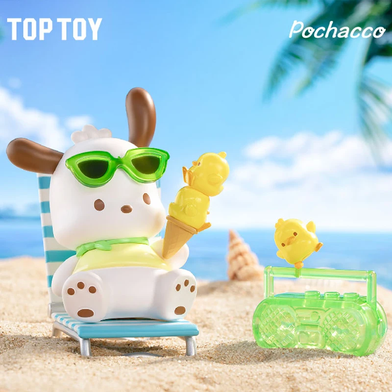 thumbnail image 1 of Figuras de Sanrio Spot Goods, lindas y hermosas, figuras de vacaciones de Pacha Dog, muñecos de juguete de moda, decoraciones de mesa de perro con orejas grandes, regalos, 1 of 5