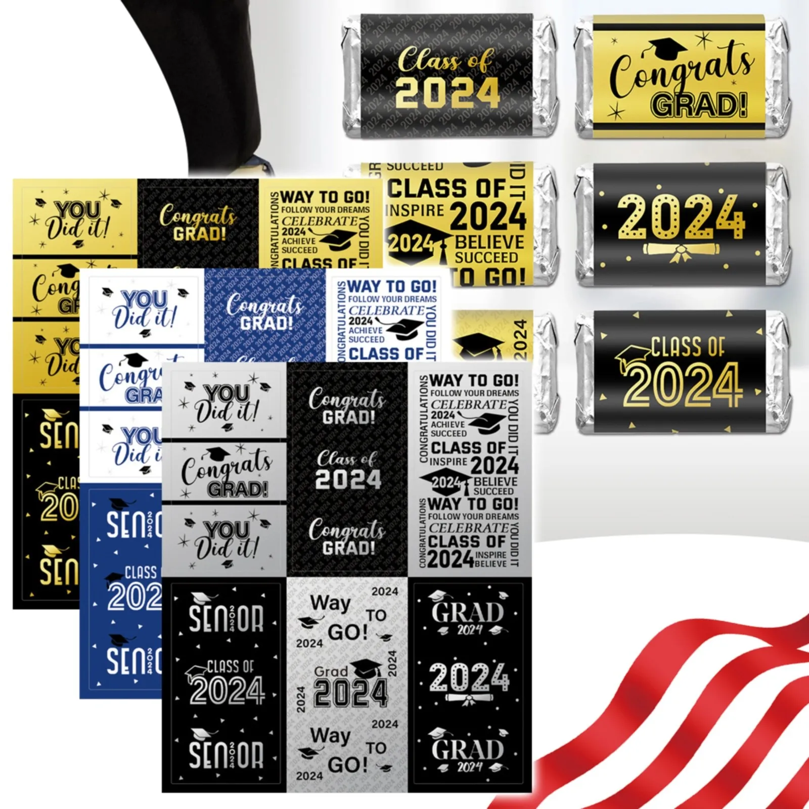 Congratulations Sticker For Graduation Sticker-Pack-for-Boys-Graduation-Decoration-Label-Sticker ...