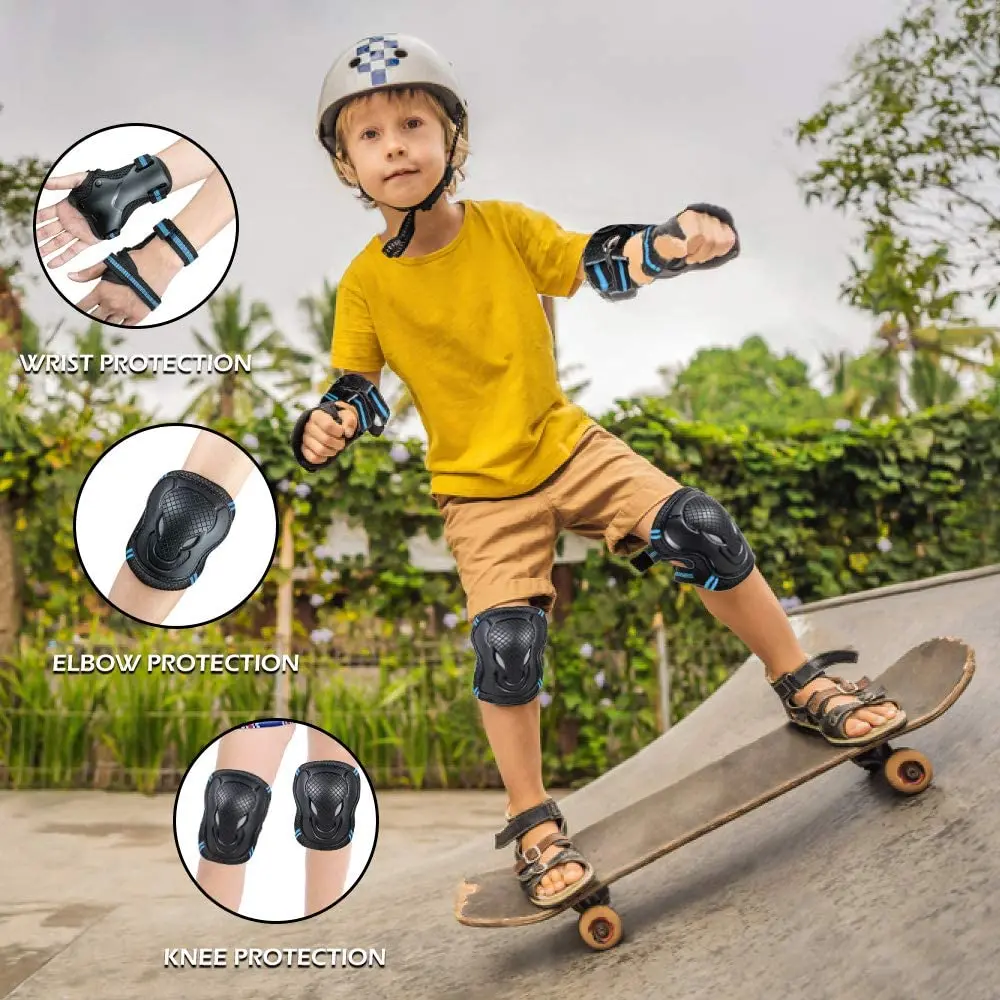 Ensemble d'équipement de protection de Skateboard pour enfants et