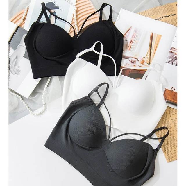 Women Seamless Bra Deep Vneck Bras Front Closure Underwear Sport Invisible  Push Up Tops Female Soft Nowire Bra Sexy Lingerie - AliExpress