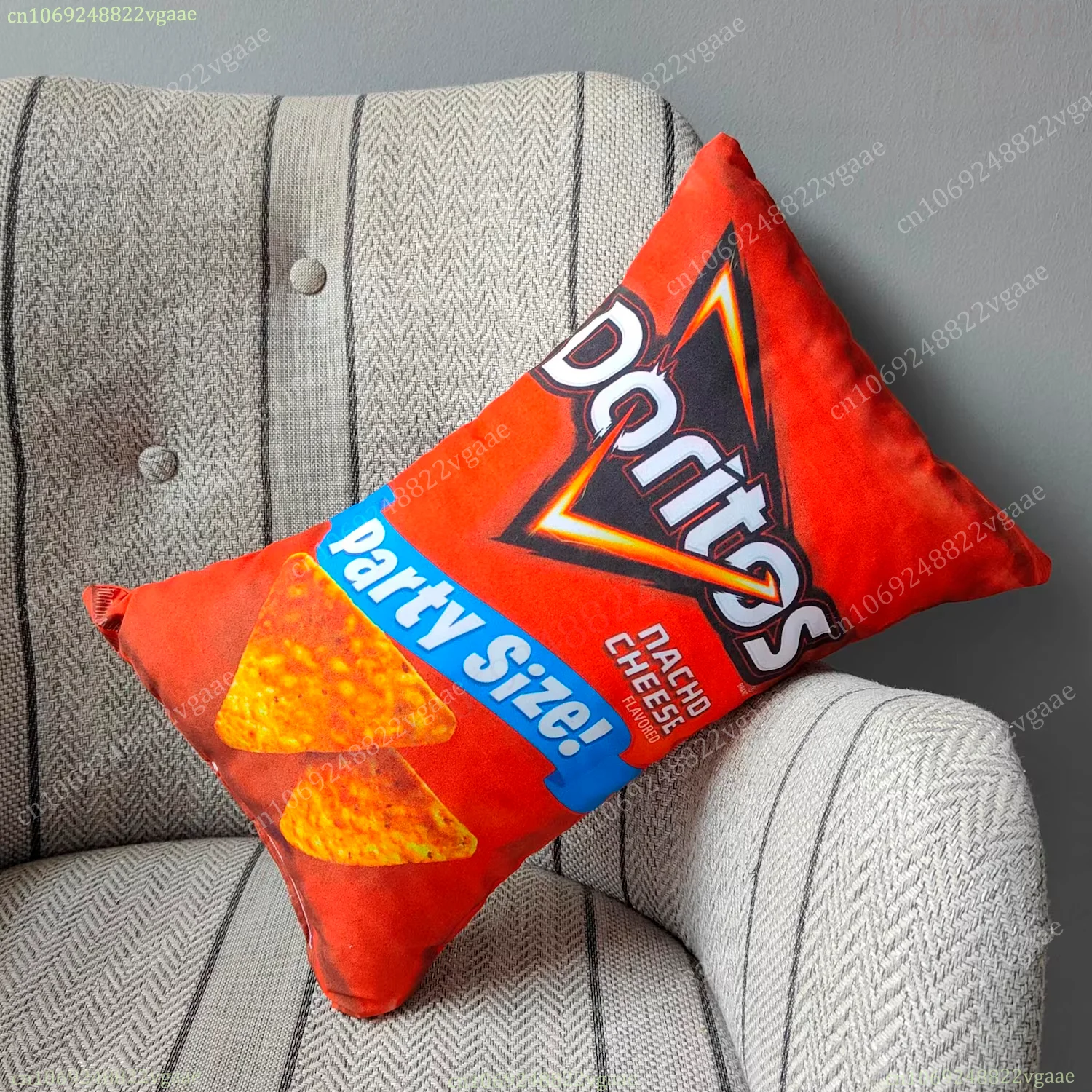 Funny Food Chips Doritos Pillowcase Bedroom Cushion Cover Sofa Cushions Bed Pillows Cover 40x60cm Pillow Case Car Office Seat 2