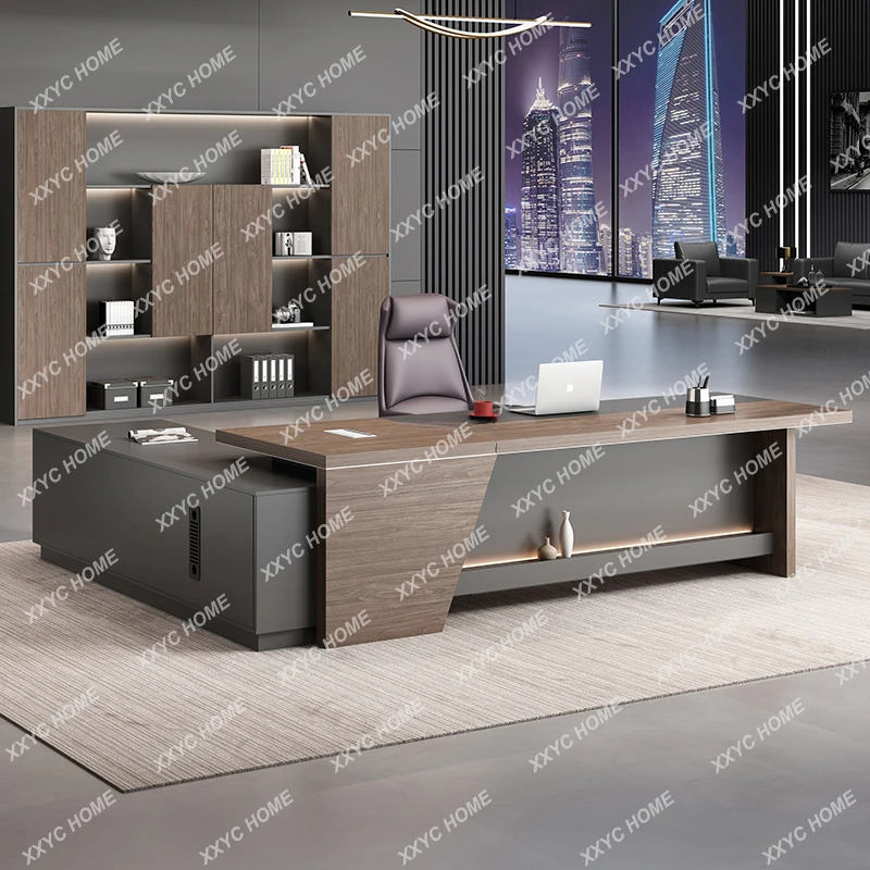 

Luxury L Shaped Office Desk European Vanity Reception Conference Computer Desks Secretary Study Mesa Escritorio Office Furniture