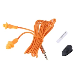 Premium Noise Isolating Earbuds - Clear Sound & Comfortable Fit for Sports and Travel (Yellow)