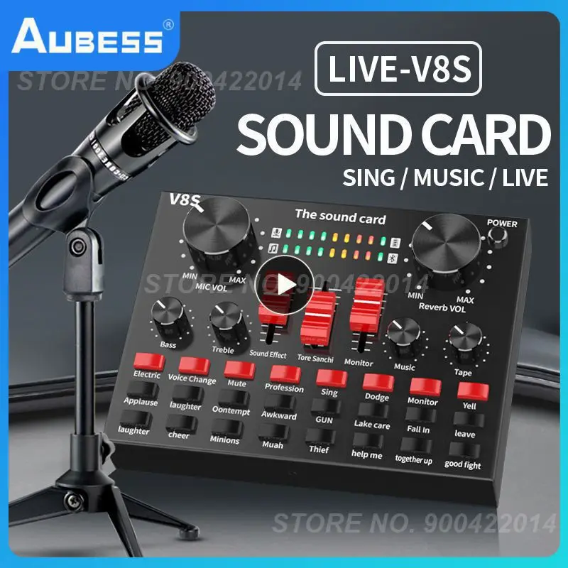 외부 USB 오디오 인터페이스 사운드 카드, 클리어 외부 사운드 카드, 웹캐스트 라이브 사운드 카드