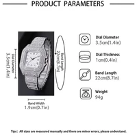 Montres de luxe en diamant pour hommes et femmes, montre-Bracelet en or pour dames, strass, unisexe, horloge féminine, nouvelle collection 2024 5