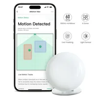 LinknLink eMotion Max 60GHz mmWave Radar WiFi Smart Presence Sensor, IR Blaster, Light Sensor, Motion2MQTT Home Assistant