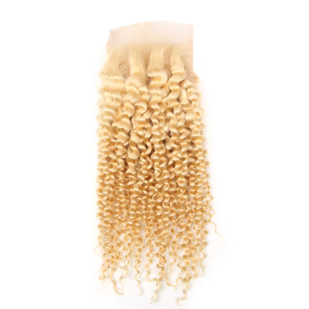 Human Hair Extensions Human Hair Closure Human Hair Lace Product Human Hair Frontal 613 Honey Blonde 10-20 Inches
