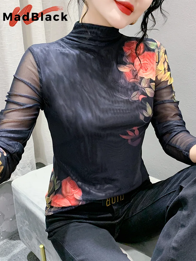 

Женская футболка с длинным рукавом и ложным воротником, T30680JM