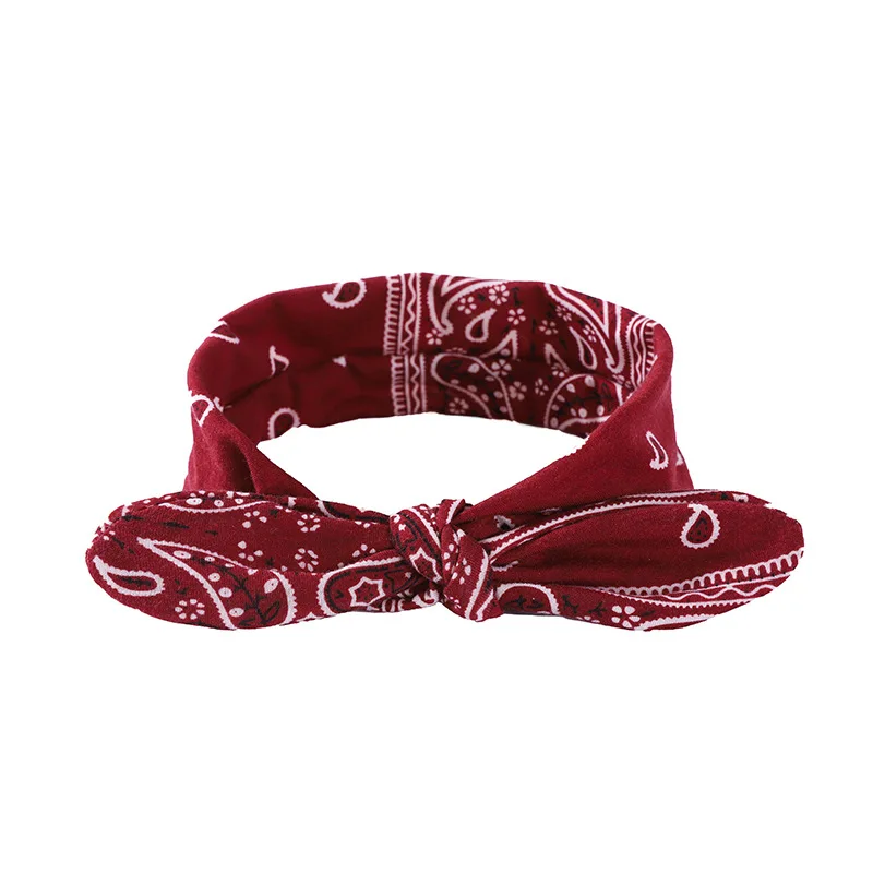 Elastischer Knoten, Paisley-Hasenohren, Stahldraht, fest, niedliches Haarband, Stirnband, Haarschmuck – Detail 8